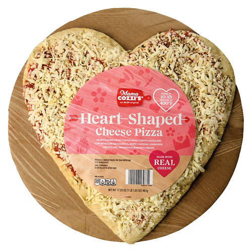 Mama Cozzi's Pizza Kitchen Heart Shaped Cheese Pizza, 17.05 oz